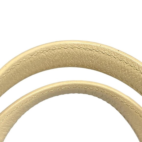 Auth DIOR/ChristianDior Flower,Trotter - Cream Dark Brown Multi Canvas Leather - Picture 8 of 16